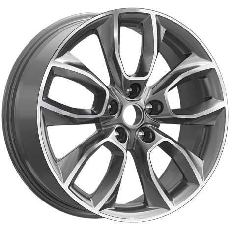 Premium Series KP001(18_Qashqai) Diamond Gloss Graphite 5*114,3 7xR18 ET40 DIA66.1 (KP001)